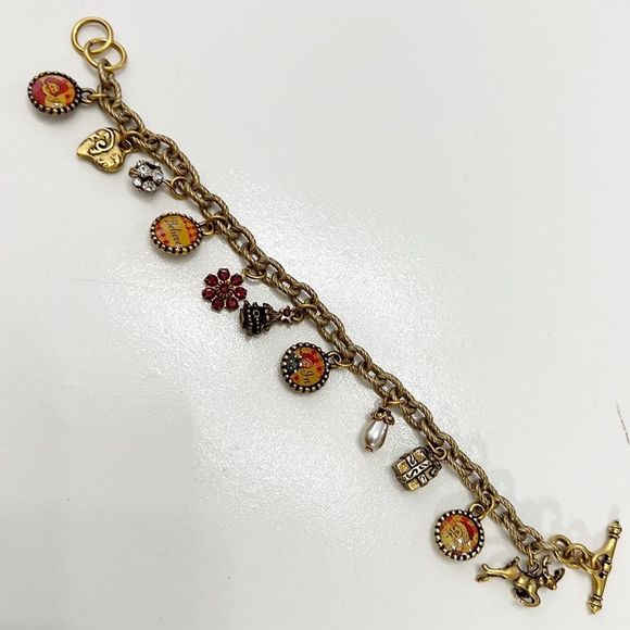 Maximal Art Jewelry - Vintage Maximal Art John Wind Christmas Charm Bracelet I Believe in Santa